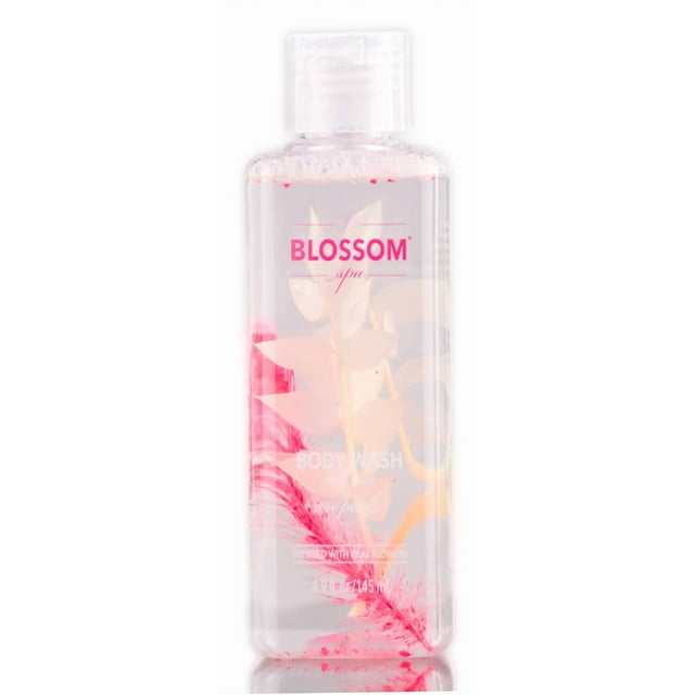Gel de baño Blossom Spa con pétalos de rosa, 145 ml, sin parabenos, vegano
