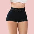 thumbnail image 2 of GILIGEGE Butt Lifting Panties for Women Womens Underwear Tummy Control Boyshorts Panties Butt Memory Strip Lace Body Shape Pants and Abdomen Tightening Four Tight Ties Women's Underwear Black Xl, 2 of 9