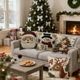 thumbnail image 6 of Cheapark 4Pcs 15.75x15.75 Inch Christmas Pillow Covers - Soft Fabric with Hidden Zipper, Festive Print Design, Decorative Pillow Cases for Sofa Couch Bed, Christmas Home Decor Essentials, 6 of 8