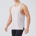 thumbnail image 6 of Squevariel Men's Quick Dry Tank Top Sleeveless Round Neck Workout Top Casual Summer Lightweight Athletics T-Shirt, 6 of 7