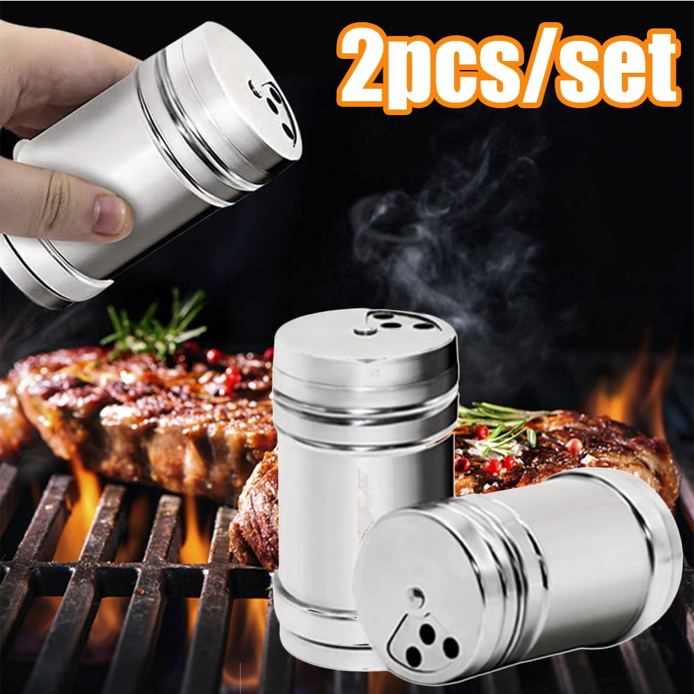 Cheers.US 2Pcs/Set Salt and Pepper Shakers Salt Shaker with