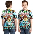 thumbnail image 2 of ROBLOX-Camiseta de mundo Virtual para niños y niñas, camisa de manga corta con cuello redondo, periférico, Anime, tendencia para adolescentes, juego de verano, 2 of 4