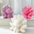 thumbnail image 4 of YIEMEEN Nine-Tailed Foxes Resin Mold Candle Making Moulds Soap Crafting Molds Soap Making Supplies Suitable for Making Home Decors, 4 of 13
