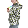 thumbnail image 2 of Haiem Soccer and Football for Women's Fashion Hoodies & Sweatshirts with Kangaroo Pocket,Hooded Sweatshirt with Eye-catching Drawstrings-Large, 2 of 7