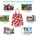thumbnail image 5 of Lsque Hand Drawn Tomatoes Patten Youth Hoodie Sweatshirt Pullover with Kangaroo Pocket Boys and Girls Hoodie Warm Hoodie for Kids-X-Large, 5 of 6