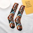 thumbnail image 6 of Saiise Chucky Aw Funny Socks Men Women Boys Kids Adults Novelty Graphic Crew Tube Socks Crazy Design Casual Dress Socks for Sports,Running,Travel, 6 of 7