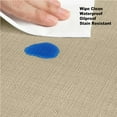 thumbnail image 6 of Home Bargains Plus Sand Café Hotel 70 inch Round Vinyl Dining Tablecloth with Flannel Backing, 6 of 9