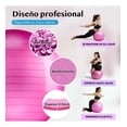 thumbnail image 3 of Pelota de Yoga PVC Cardio Beat Tamaño 75 cm Rosa (Incluye Bomba de aire), 3 of 4