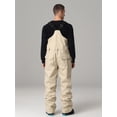 thumbnail image 3 of Hotian Men Insulated Ski Snow Bib Pants Outdoor Snowboarding Overalls Khaki S, 3 of 5