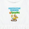 thumbnail image 4 of Inktastic Construction Worker in Training Girls Baby Dress, 4 of 5
