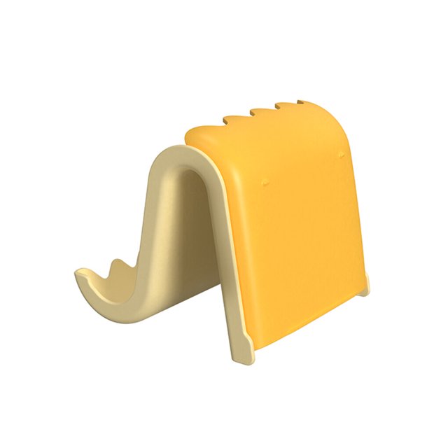 Pot Couvercle Stand Cuisine Comptoir Organisation Cuisson Spatule Cuisine Cuillère Repos Organisation Rack Étagère Réutilisable Cuillère Baguettes Ustensiles de Cuisine Reste Titulaire Jaune