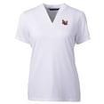 thumbnail image 2 of Women's Cutter & Buck White Lamar Cardinals Forge Blade V-Neck Top, 2 of 3