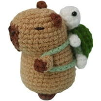 Capybara Crochet Kit for Beginners, Cute Animal Knitting Kit Crochet Capybara Kits, Crochets Starter Kit Beginners Crochet Kit for Kids and Adults