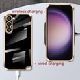 thumbnail image 6 of Compatible with Samsung Galaxy S23 Plus 5G Case Flexible Soft TPU Silicone Shockproof Protective Waterproof Phone Cases Black, 6 of 14