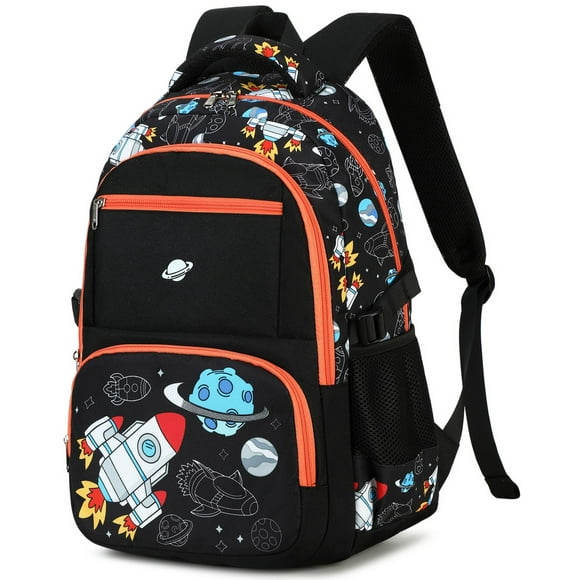 Mochila Bluboon Rocket Blue Planet Kids School 45x30x17 cm