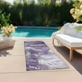 thumbnail image 6 of Addison Rugs Chantille Indoor/Outdoor Transitional Watercolors Purple Washable Runner Rug, 2'3" x 7'6", 6 of 6