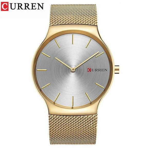 Curren Brand Luxury Mens Quartz Watch Men Waterproof Ultra Thin Analog Clock Male Fashion Sports Watches Black Relogio Masculino - Quartz Wristwatches