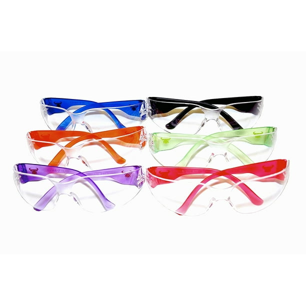 130166 EyePRO Scratch, Impact and Ballistic Resistant Safety Goggles with Clear Lens (6 Pack