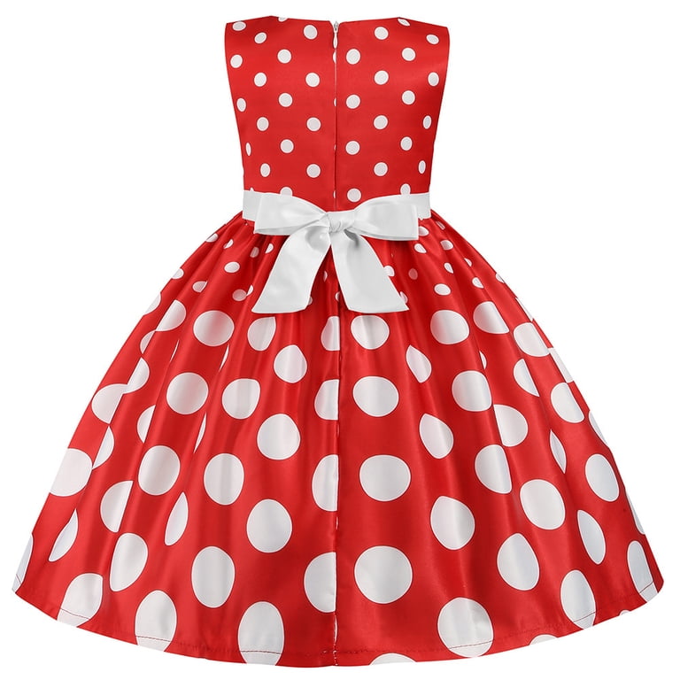 white christmas dresses Polka Dot Retro 50's 60's Vintage Dress – Dressystar main image 1