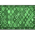 thumbnail image 1 of Ahgly Company Indoor Rectangle Oriental Emerald Green Traditional Area Rugs, 4' x 6', 1 of 4