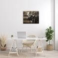 thumbnail image 2 of Stupell Industries Rustic Moose in Shadows Deep Forest Portrait Animals & Insects Drawing Gallery Wrapped Canvas Print Wall Art, 24 x 30, 2 of 6