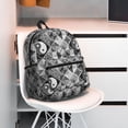 thumbnail image 5 of Fuzoiu Yin Yang With Black And White Print School Backpack for Teens,Large Bookbag,Lightweight Laptop Bag for Travel, Work, School & Outdoor Adventures, 5 of 6