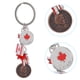 thumbnail image 4 of 2pcs aleación de zinc Canada llave de bandera de llave decorativa anillo de llave colgantes de metal sólido canadá llavero para celebraciones patrióticas, 4 of 4