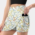 thumbnail image 3 of Pattern With Tennis Rackets With Tennis Balls Women's skirt Sport Skort Skirt With Pocket Fashion Korean Style Skirt 4Xl Skirts, 3 of 6