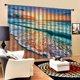 thumbnail image 3 of 2 paneles de cortinas de , de árboles , de cortinas estampadas, cortinas de ventana para dormitorio, ojales, cortinas Sea Wave_2 perfecl Cortinas de impresión digital 3D, 3 of 8