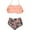 Rosewood Leaf, variant on URMAGIC Mommy and Me Matching Two Piece Bikini Set Girls Women Halter Ruffle Falbala Bathing Suit