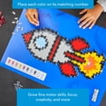 thumbnail image 3 of Kit de arte pixelado 3D Puzzle PLUS PLUS Rocket de 500 piezas para niños, 3 of 6