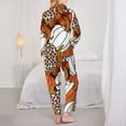 thumbnail image 5 of Disketp Pajamas Set Long Sleeve Sleepwear Womens Button Down Nightwear Pj Sets-Various Pumpkins, 5 of 9