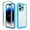 Blue, variant on Feishell Slim Case for iPhone 15 Pro Max 6.7 inch,Shock Absorption Two-layer Protection Hard PC & Soft TPU Transparent Anti-Scratch Lightweight Clear Ultra Thin Phone Case,Darkblue