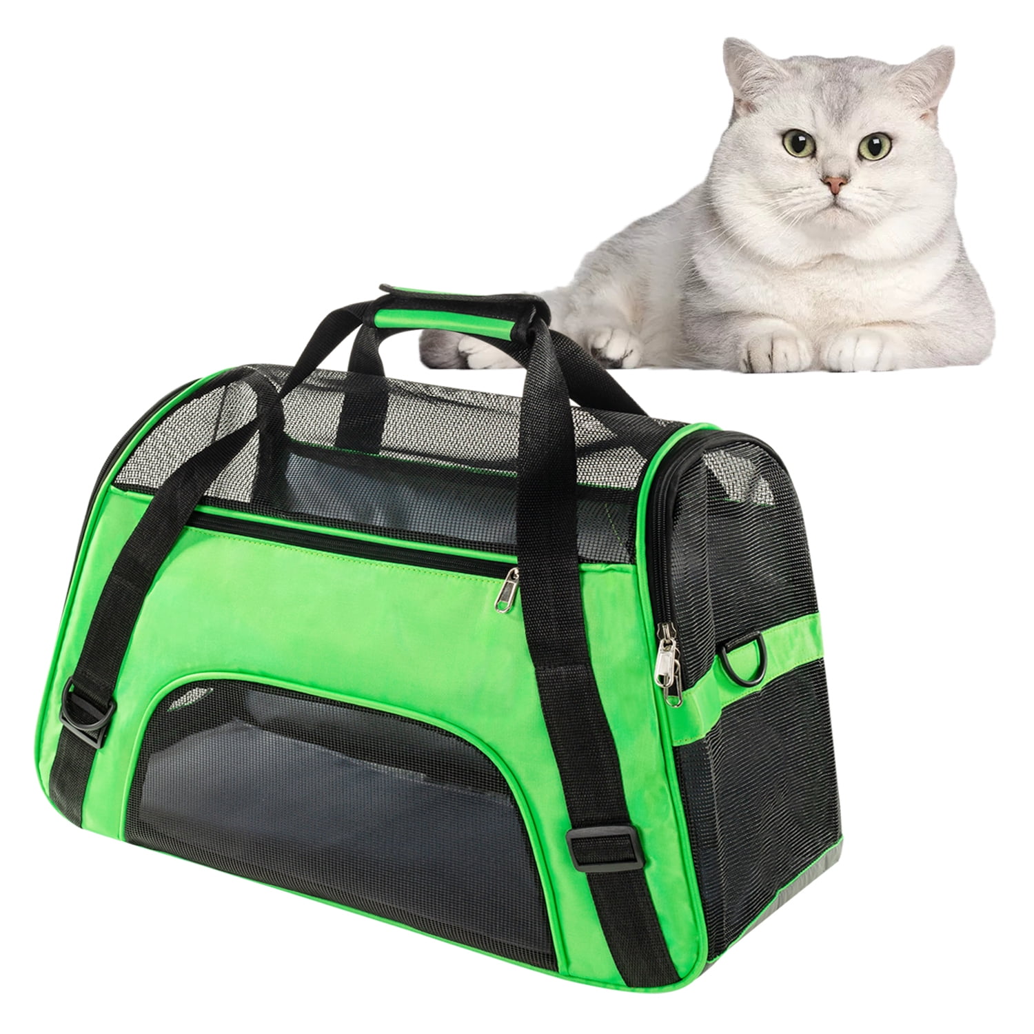 perfrom Airline Approved Pet Carrier,Soft Sided Cat Carriers for Small