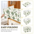 thumbnail image 2 of Yayeee Collapsible Cube Storage Bin with Lid Fabric Closet Decorative Basket with Handles, Watercolor Horses Pattern, 2 of 7