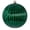 Midnight Green, variant on Vickerman 4" Burgundy Shiny Lined Mercury Ball Ornament, 6 per bag.