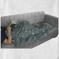 thumbnail image 5 of Marine Soft Flannel Fleece Throw Blanket, Underwater Creatures with Seahorse Anemone Seashell Starfish Coral Reef, Cozy Plush for Indoor and Outdoor Use, 60" x 80", Grey Teal Warm Taupe, by Ambesonne, 5 of 5