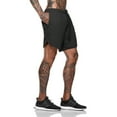 thumbnail image 2 of Puztloy Men's 2 in 1 Running Shorts Workout Athletic Training Gym Outdoor Sports Shorts, 2 of 4