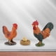 thumbnail image 5 of Figuras de animales de granja Sunnimix Animales realistas Modelo Juguetes Miniatura Aves de corral Pollo, 5 of 7