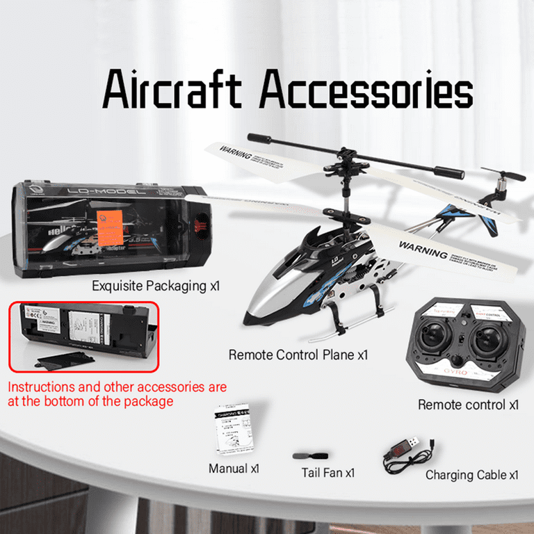 Remote Control Helicopter RC Helicopters with Lights for Kids