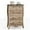 Brown, variant on Gymax 38'' Farmhouse Chest of Drawers w/ 5 Folding Fabric Drawers & Anti-tipping Kit Gray