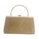thumbnail image 4 of Bolso de mano de noche con bolso de hombro con correa de cadena para bodas en la calle, citas y vacaciones Oro, 4 of 8