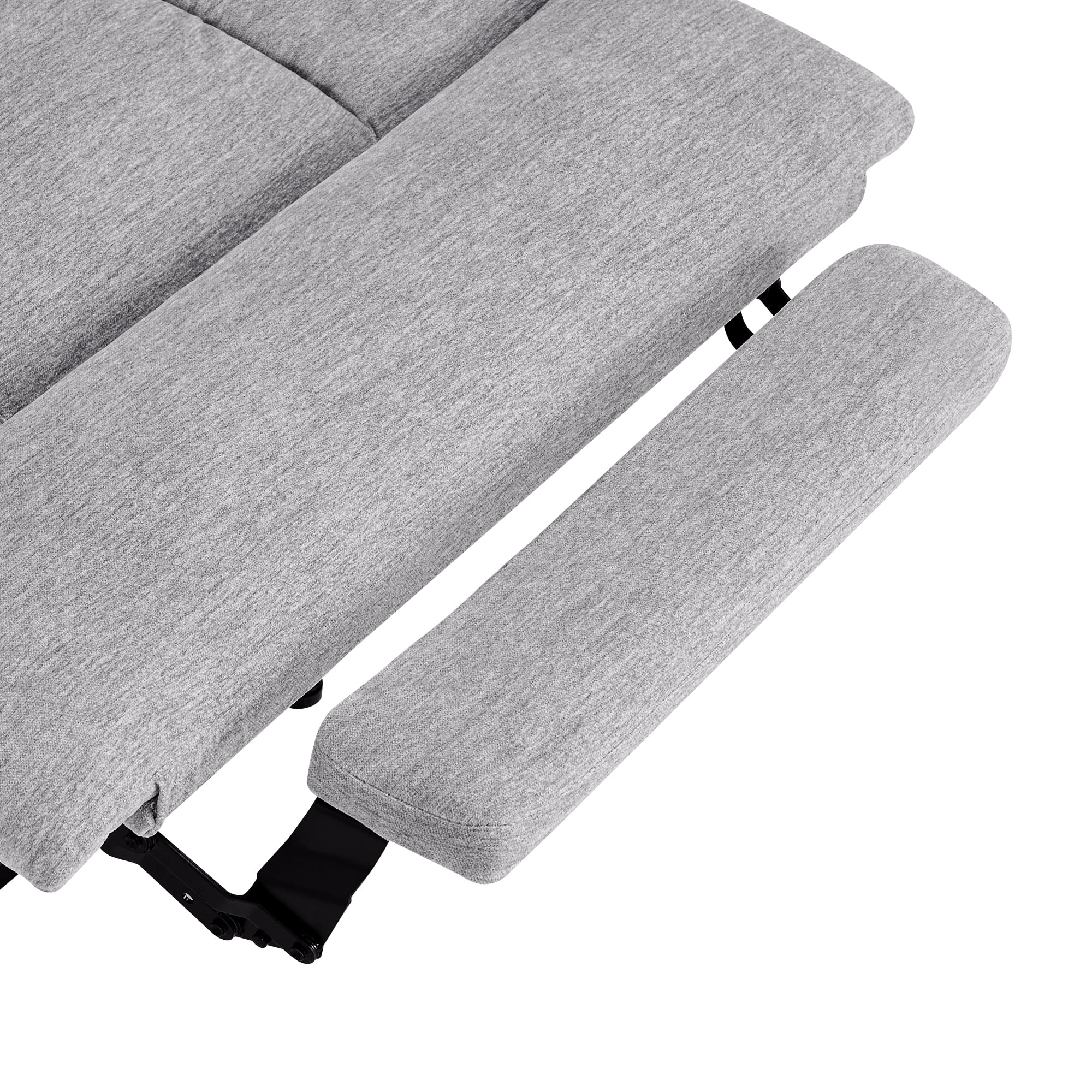 MCombo Oversized Power Lift Recliner Chair, 27.2'' Extra-Wide Seat, Fabric(Medium-Wide, Grey)