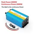 thumbnail image 1 of Inverter with Charger Car Power Inverter Pure Sine Wave Transformer Backup Battery ,Easy to Use, 1 of 6
