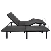 Serenity 15 Height Electric Adjustable Bed Frame Base With Wireless Remote Control-Color:Black,Size:Split King