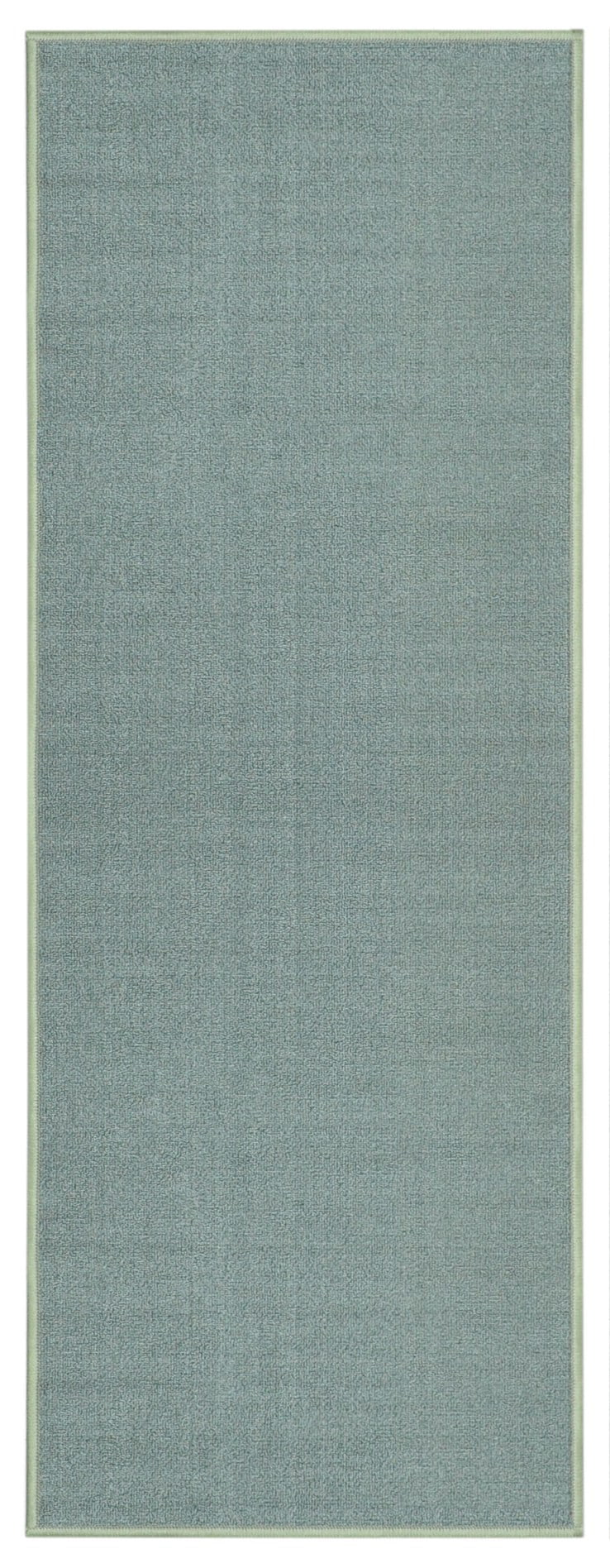 Premium Quality Custom Size Solid color Sage Green Runner Rug Non Skid 26" Width 