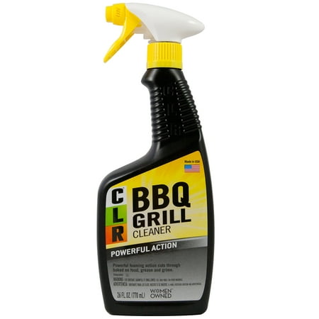 CLR BBQ Grill Cleaner Powerful Foaming Trigger 26 Oz Spray (Best Barbecue Grill Cleaner)