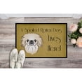 thumbnail image 2 of "Caroline's Treasures BB1469MAT Pekingese Spoiled Dog Lives Here Indoor or Outdoor Mat, 18 x 27"", Multicolor", 2 of 2