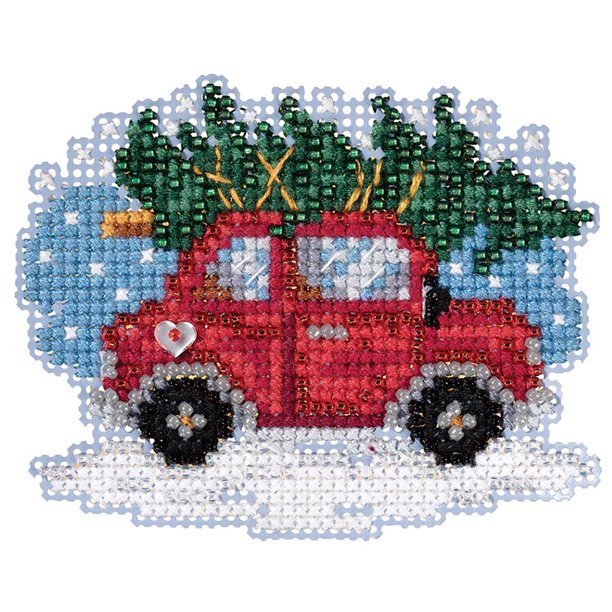 Mill Hill® Tree Shopping Ornament Counted CrossStitch Kit Walmart