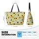 thumbnail image 4 of Easygdp Blue White Striped Sunflower A Bolsa de Viaje de Playa de Gran Capacidad, Bolsa Tote Perfecta para la Playa, Escapadas de Fin de Semana y Viajes, 4 of 7